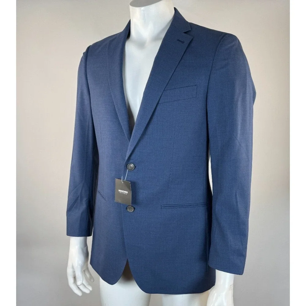 Indochino Wool Silk Blazer Mens 42? NWT $679 Single-Breasted Lined Double-Vented
